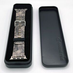 Groovelife Marble Apple Watch Band 38/40 MM Silver New in Case